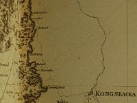 Här heter Kullavik Kolleberg.   Karta från 1836.